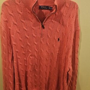 Polo by Ralph Lauren Men's Orange Sweater
